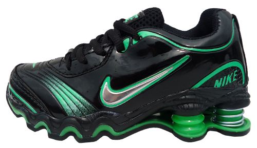 Tênis Infantil Nike Shox Turbo Preto e Verde MOD:10307